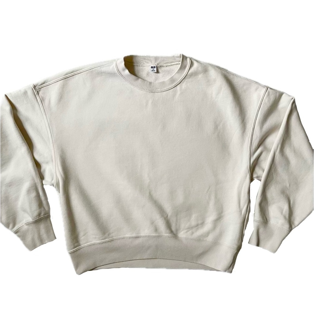 Uniqlo Women’s Smooth Cotton Long Sleeve Crew Neck Sweater size small